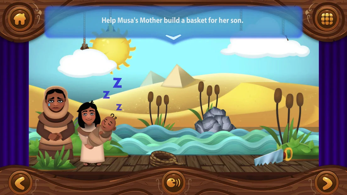 Your child joins the play.