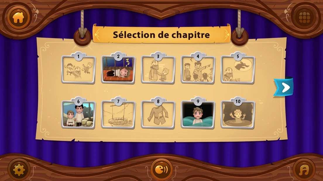 Choisissez un chapitre